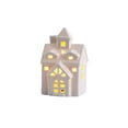 thumbnail image 2 of Ceramic Houses With LED Lights Glowing House Figurines Tabletop Decor Village Set Scene Props For Party And Celebrations, 2 of 6