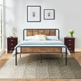 thumbnail image 1 of VECELO 3-Piece Bedroom Sets Metal Bed Frame and 2 Nightstands, 1 of 7
