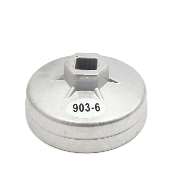 12 Flutes 76mm Inner Dia Metal Oil Filter Wrench Cap Tool Remover for Car