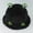 Black, variant on Warm Winter Fleece Lined Beanie Green Warm Winter Hat Fluffy Furry Plush Hats Polyester Warm Double Knit Cuff Beanie Cap One Size