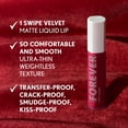 thumbnail image 5 of COVERGIRL Outlast Forever Velvet Pigment Matte Lipstick, 350 Forever Burgundy, 0.3 fl oz, 5 of 12