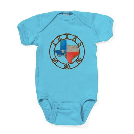 

CafePress - Texas Wrought Iron Barn Art - Cute Infant Bodysuit Baby Romper - Size Newborn - 24 Months