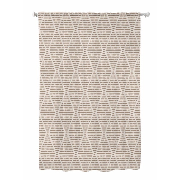 Sheer Curtains 63 Inch Length, Brown Semi Sheer Curtains Light Filtering Window Treatment, Modern Abstract Art Farmhouse Privacy Voile Drapes for Living Room Bedroom 52x63 Inch