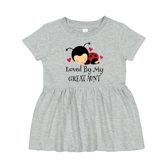 Inktastic Loved by My Great Aunt Girls Baby Dress