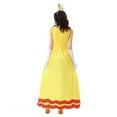 thumbnail image 5 of SWSMCLT Women's Aline Halloween 3 Piece Outfit Acting Halloween Dresses Ankle Dress Breathable Chic Cos Carnival Yellow 10-12, 5 of 5