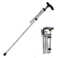thumbnail image 1 of Folding Cane - Non-Slip Telescopic Aluminum Cane - Silver, 1 of 4