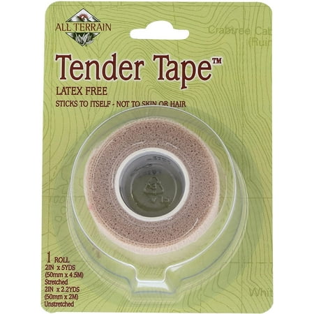 All Terrain Tender Tape 2 inches x 5 yds Latex Free 1 Rolls