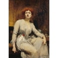 thumbnail image 2 of Amélie Beaury-Saurel 11x14 Black Ornate Wood Framed Double Matted Museum Art Print Titled: Severine (Caroline Remy, Wife Guebhard, 1855-1929, Dit), Socialist Journalist (1893), 2 of 5