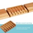 thumbnail image 2 of Jabonera HTB, diseño inclinado de cascada, madera de teca natural, 2 of 9