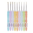 thumbnail image 2 of Crochet Needle, Portable Crochet Hook Set 9pcs Safe  For Craft Yarn, 2 of 8