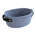 thumbnail image 1 of Cesta de almacenamiento multifuncional para artículos diversos, ideal para encimeras de baño o armarios. Azul, 1 of 9