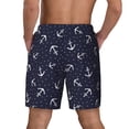 thumbnail image 4 of Haiem Anchor Mens Swim Trunks with Compression Liner 2 in 1 Swimming Shorts Stretch Swimwear Quick Dry,Board Shorts-X-Large, 4 of 9