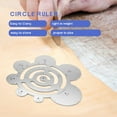 thumbnail image 3 of Leathers Cutting Tools Leathers Corner Punch Round Ruler Circle Template, 3 of 8