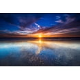 thumbnail image 2 of Bishop, Russ 14x11 White Modern Wood Framed Museum Art Print Titled - Sunset over the Channel Islands-Ventura-California-USA, 2 of 4