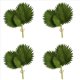 thumbnail image 1 of 12 Piezas Hojas de Palma Artificiales Manojo de Plantas Falsas de Plástico Verde Hojas de Simulación Arreglo de Flores Decoración del Hogar, 1 of 5