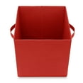 thumbnail image 4 of Casafield Set of 6 Fabric Storage Cube Bins, Red - 11" Collapsible Foldable Cloth Baskets for Shelves and Cubby Organizers, 4 of 8