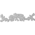 thumbnail image 1 of 16 In. W X 4.37 In. H X 1.5 In. P Architectural accent - Forli Center With Scrolls Onlay, 1 of 1