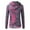 Purple, variant on Tie-Dye Hoodies Jackets for Women Rainbow Print Sweatshirts Coats Plus Size Lightweight Thin Fleece Jacket Soft Drawstring Hooded Coat with Pockets Fall Fashion Clothes