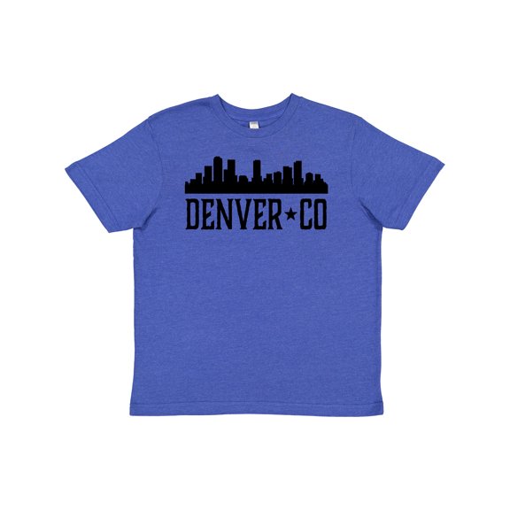 Inktastic Denver Colorado City Skyline Youth T-Shirt