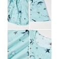 thumbnail image 6 of DAKIMOE 3 pack Nightgowns for Women Soft Cotton Short Sleeve Night Shirts Womens Print Sleep Shirts Loose Comfy Pajamas Sleepwear, 6 of 6