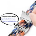 thumbnail image 6 of PINSAI 20mm Braided Bands Compatible with Samsung Galaxy 6 5 Pro 4 &amp; 6 Classic Active Watch Quick Release Replacement Strap for Samsung Watch 3, 6 of 8