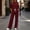 Wine women two piece lounge set a1, variant on Bzdzmqm Women's 2 Piece Lounge Set Round Neck Long Sleeve Pullover and Wide Leg Pants with Drawstring Elastic Waist Cozy Casual Two Piece Outfit Solid Basic Tracksuit for Fall Winter Daily Wear, Dark