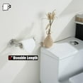 thumbnail image 3 of Double Towel Bar Matte Stainless Steel Bath Towel Rack for Bathroom Towel Holder Wall Mount Total Length TBLPB, 3 of 9