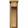 thumbnail image 2 of 6"W x 12"D x 20"H Huntington Rough Sawn Corbel w/Backplate, Western Red Cedar, 2 of 9