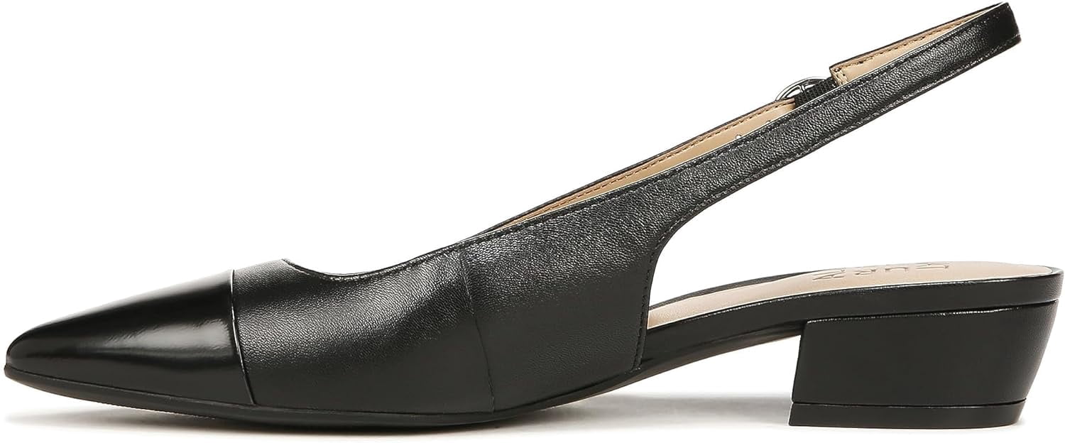 Naturalizer Women's Banks Slingback Pumps Cocoa Brown Leather