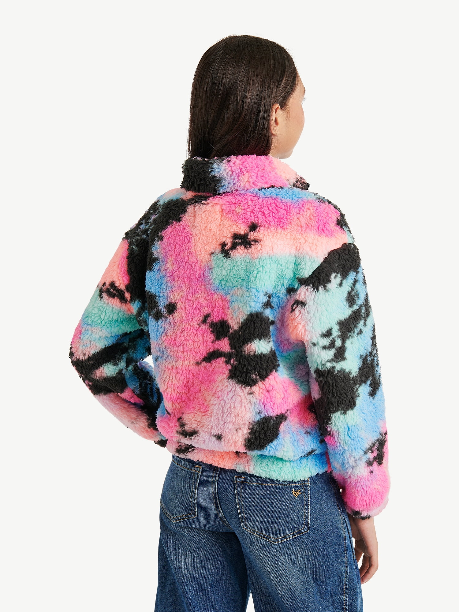 Justice Girls Mock Neck Sherpa, Sizes XS - XLP
