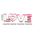 thumbnail image 3 of Clearance Under $5!Yyuenw Sparkly Rhinestones Heart Key Chains Crystal Tassel Key Chain Leather Bag Charm for Women Valentines Decorations, 3 of 5