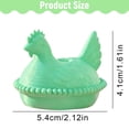 thumbnail image 2 of Clear Hen on Nest Glass Dish with Lid, Vintage Crystal Chicken Candy Bowl 4.92x3.54x3.35in, Decorative Glass Candy Jar Cookie Container for Kitchen Tabletop Home Decor, 2 of 6