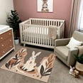 thumbnail image 1 of Bunny Rug for Kids and Nursery Rooms - Cottontail Calm, 1 of 5