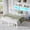 White, variant on ChicZhiNest Full Bed Frame with Charging Station and LED Lights, Metal Bed with Storage Headboard, White