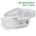 thumbnail image 3 of NutriChef Electric Countertop Food Dehydrator Machine-Professional Multi-Tier Food Preserver,Meat or Beef Jerky Maker,Fruit/Vegetable Dryer w/5 Stack, 3 of 4
