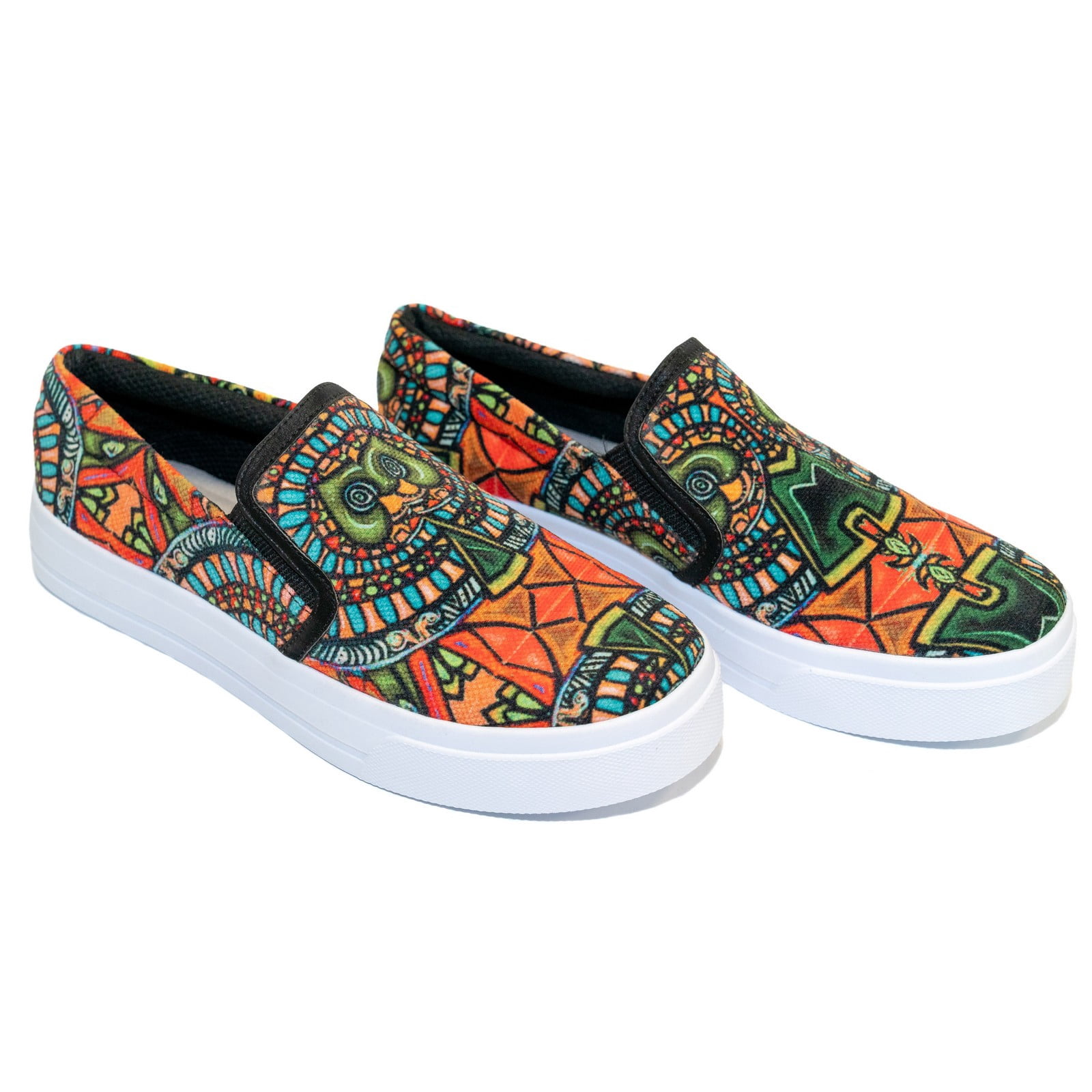 Sneakers Flat Shoes, Size 