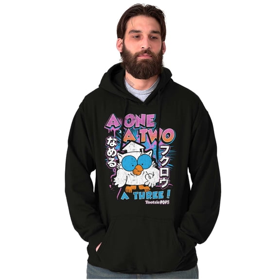 Tootsie Mr Owl Kanji One Two Three Hoodie Sweatshirt Women Men Brisco Brands S