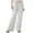 Light Blue, variant on Duqingm Loose Pants for Women Women's Wide Leg Striped Pants Casual Drawstring Elastic Low Rise Pajama Pants Lounge Wear Trousers Grey,2XL