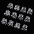 thumbnail image 1 of 50Pcs Transparent 6 Claws Orchid Clips Plastic Butterfly Flowers Support Clear Fixer For Garden Vine Stem Plants Climbing, 1 of 5