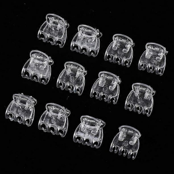 50Pcs Transparent 6 Claws Orchid Clips Plastic Butterfly Flowers Support Clear Fixer For Garden Vine Stem Plants Climbing