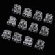 thumbnail image 1 of 50Pcs Transparent 6 Claws Orchid Clips Plastic Butterfly Flowers Support Clear Fixer For Garden Vine Stem Plants Climbing, 1 of 5