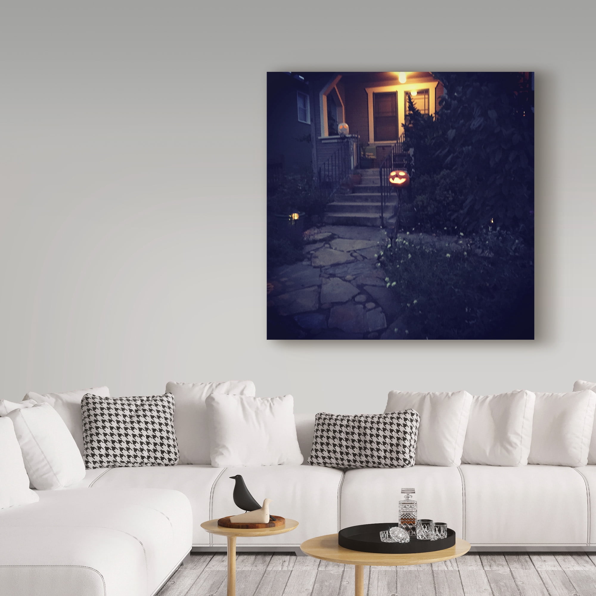 Trademark Fine Art 'Halloween Entryway' Canvas Art by Lance Kuehne