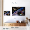thumbnail image 3 of Elephant Stock Glowing Veil Nebula Wall Art - Horizontal Canvas Wall Art - Living Room Wall Decor - Astronomy & Space Canvas - Black And Gray Decor - 12" x 8", 3 of 4