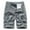 Mens A# Gray Shorts, variant on Men's Summer Cotton Cargo Shorts Loose Fit Multi-Pocket Zip Solid Straight Short Pants Khaki 10