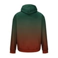 thumbnail image 5 of Txeol Men's Graphic Hoodie Sweatshirt Gradient Color Long Sleeve Hooded Pullover Casual Athletic Drawstring Hoodies,Army Green,XXXL, 5 of 6