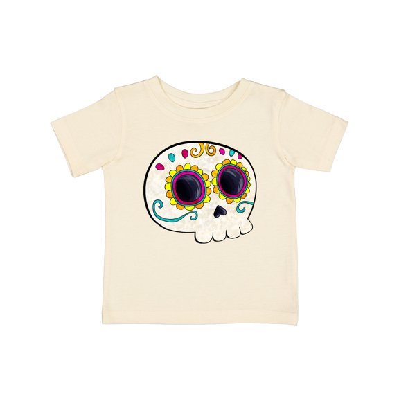 Inktastic Cute Sugar Skull for Day of the Dead Boys or Girls Baby T-Shirt