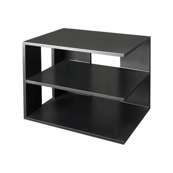 Victor Midnight Black Collection Three Shelves - Organisateur de Bureau - 13,19 Po x 9,69 Po x 9,8 Po - Bois - Noir