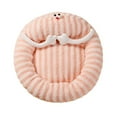 thumbnail image 2 of Cama para gatos de interior, camas para perros pequeños, perrera cálida, almohadilla para dormir para otoño e invierno, cama nido suave para mascotas, rosa, 2 of 8