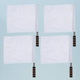 4pcs Track and Field Events Referee Flag Match Stainless Steel Pole