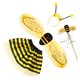 thumbnail image 1 of Little Bee Wings Props disfraz princesa vestido de baile Halloween Navidad escenario conjunto de cuatro piezas, 1 of 5